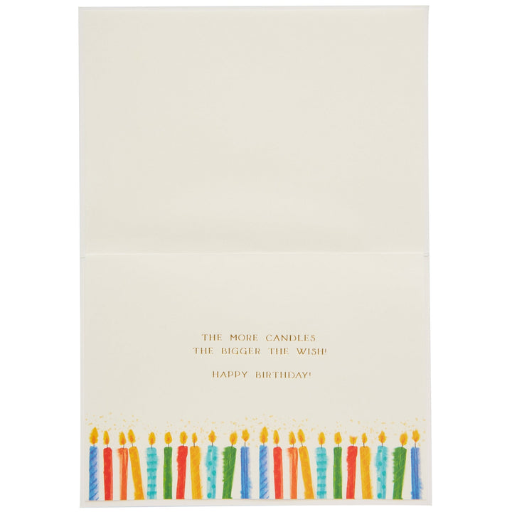 Niquea.D Card Row of Candles Birthday Card