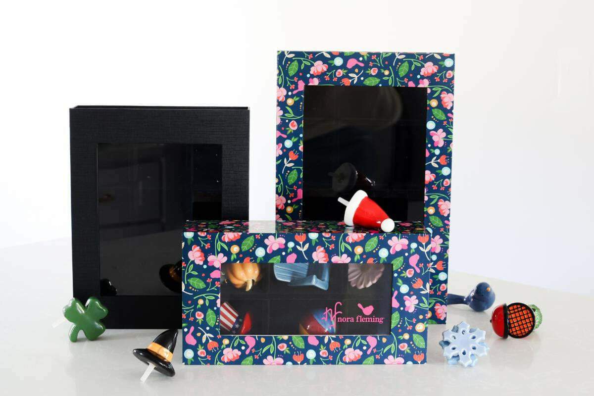 Nora Fleming Kitchen 6 Piece Keepsake Box Floral