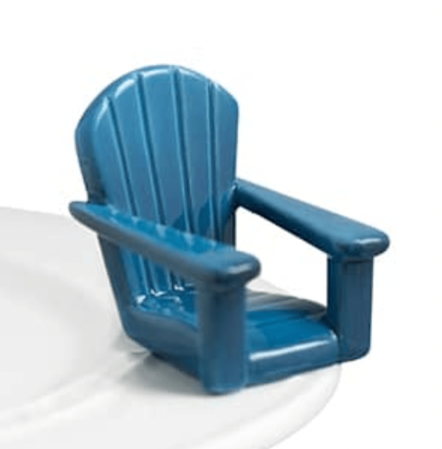 Nora Fleming Kitchen Chillin' Chair Blue Mini