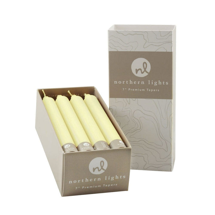 Northern Lights Candle 7" Premium Tapers - Ivory