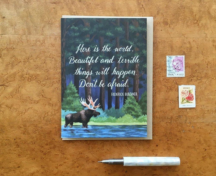 Noteworthy Paper & Press Card Buechner Quote Card