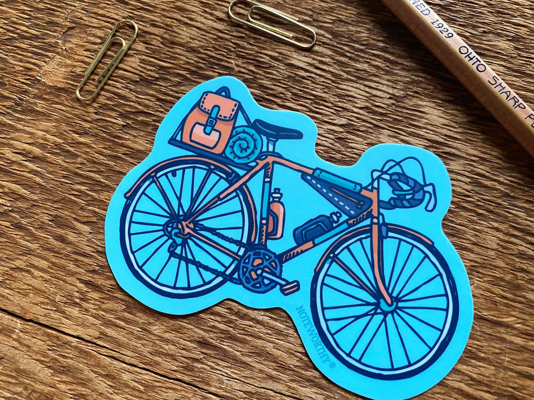 Noteworthy Paper & Press Sticker Bicycle Sticker