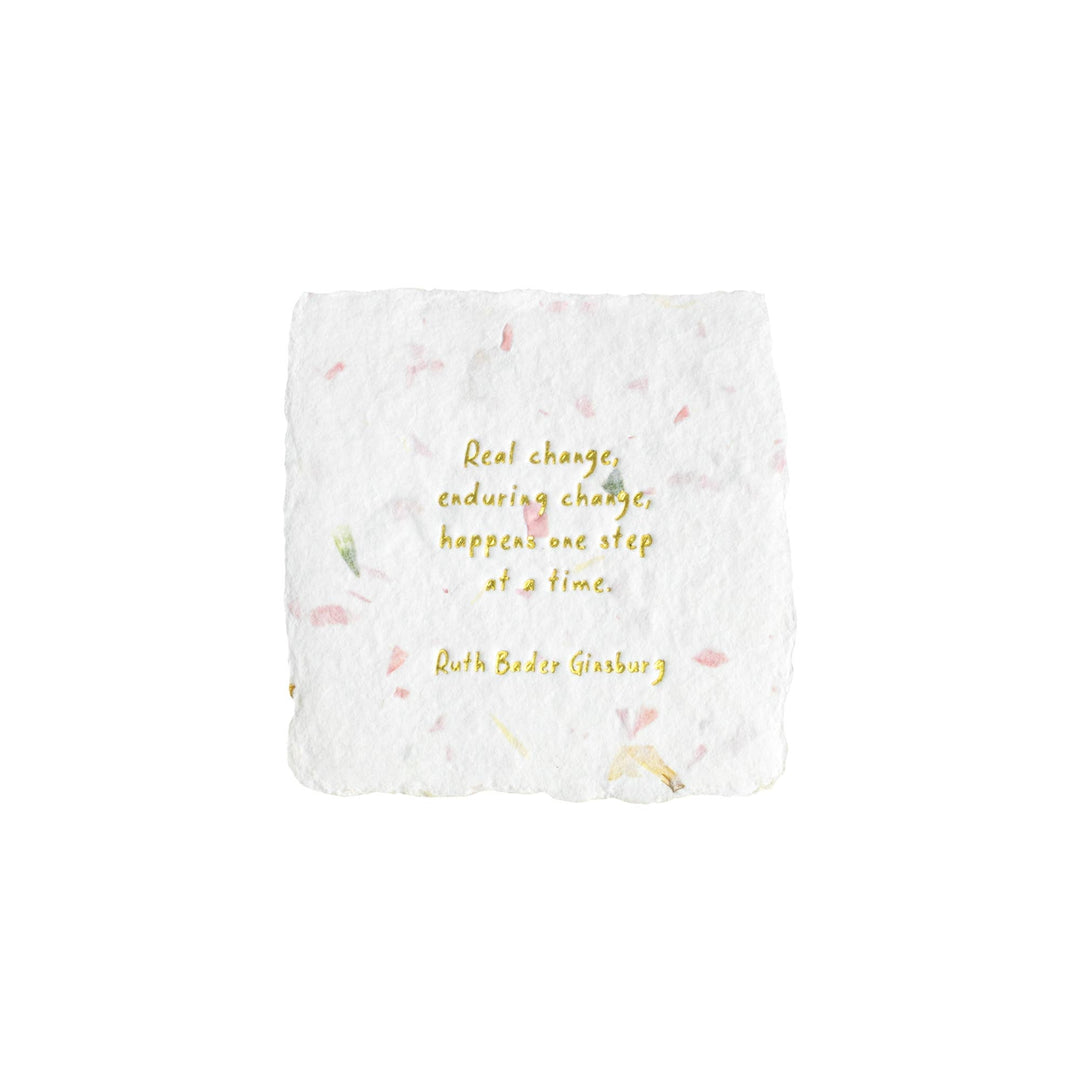 Oblation Papers & Press Enclosure Card Ruth Bader Ginsburg Quote Petite Handmade Paper