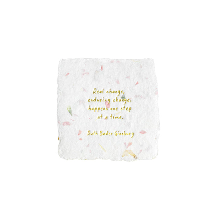 Oblation Papers & Press Enclosure Card Ruth Bader Ginsburg Quote Petite Handmade Paper