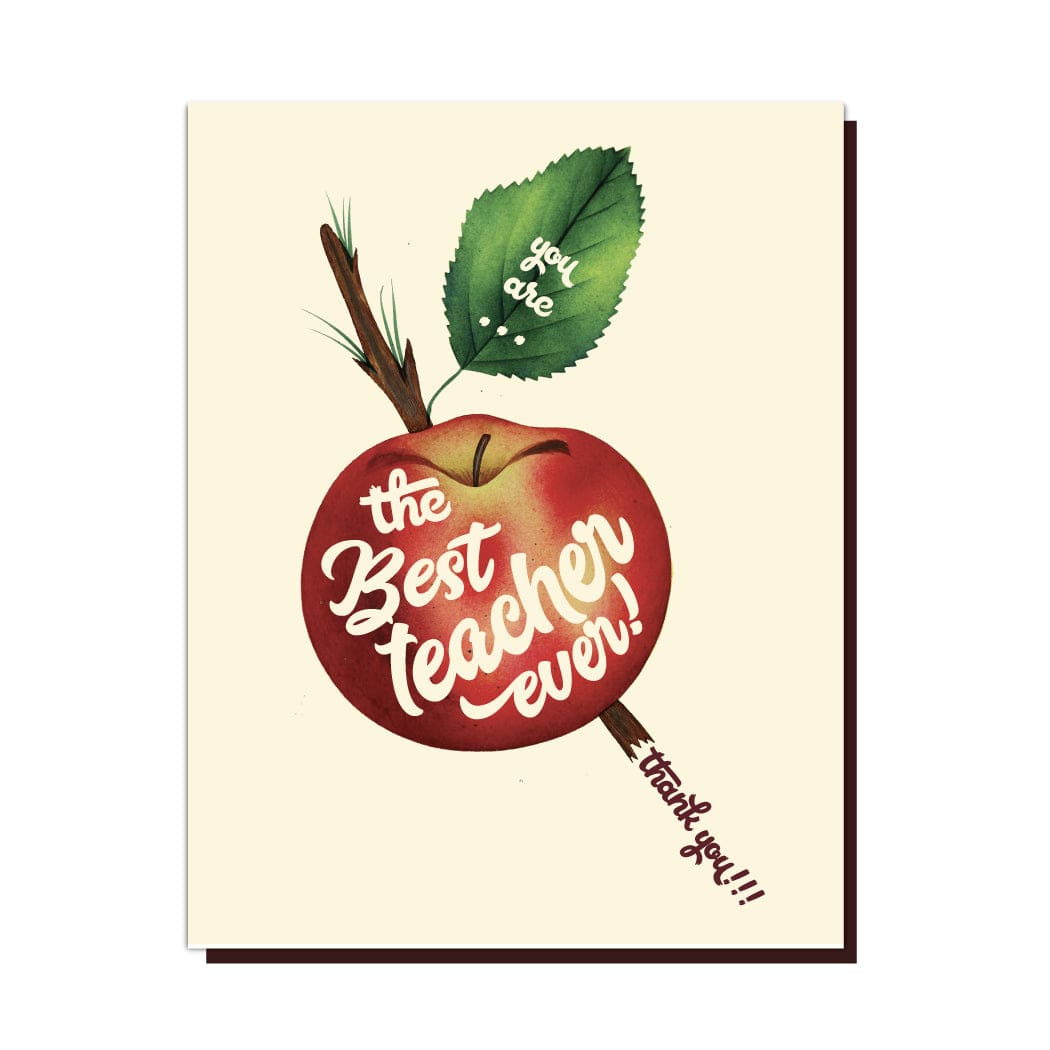 OffensiveDelightful Card Best Teacher Ever Card