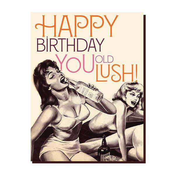 OffensiveDelightful Single Card Lush Birthday Card