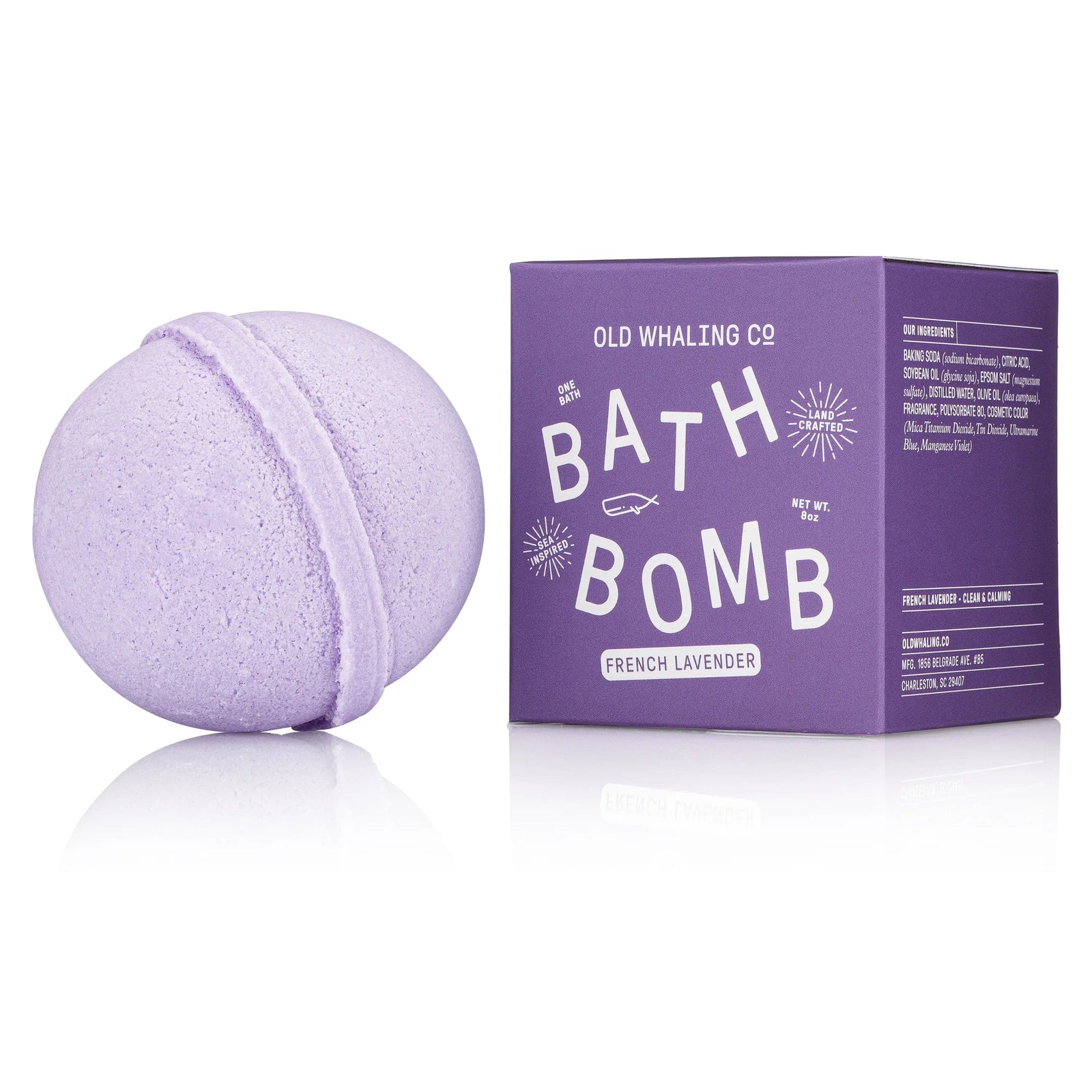 Old Whaling Company Bath Bomb French Lavender Bath Bomb