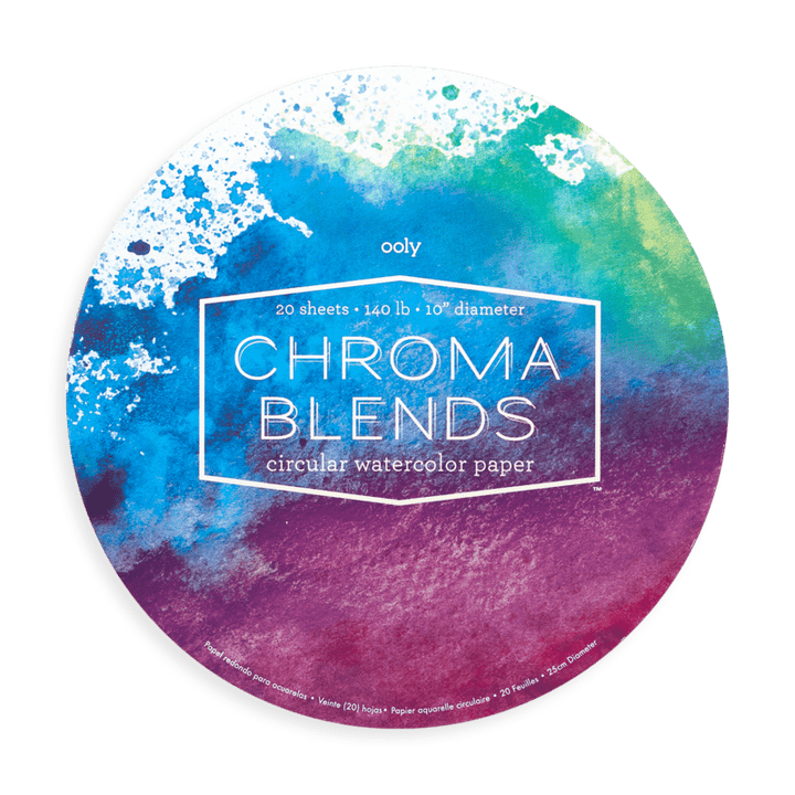OOLY Art Paper Chroma Blends Circular Watercolor Paper