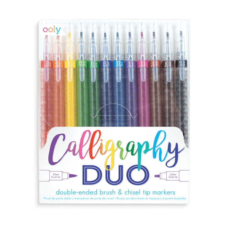 OOLY Art Supplies Calligraphy Duo Double-Ended Markers