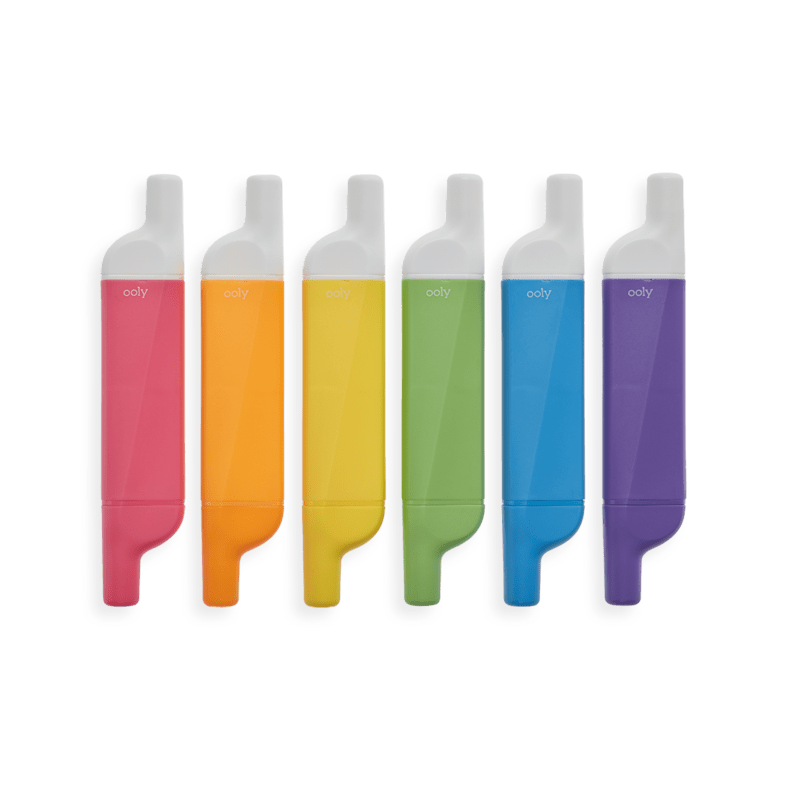 OOLY Art Supplies Do-Overs Erasable Highlighters - Set of 6
