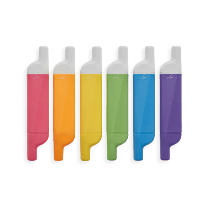 OOLY Art Supplies Do-Overs Erasable Highlighters - Set of 6