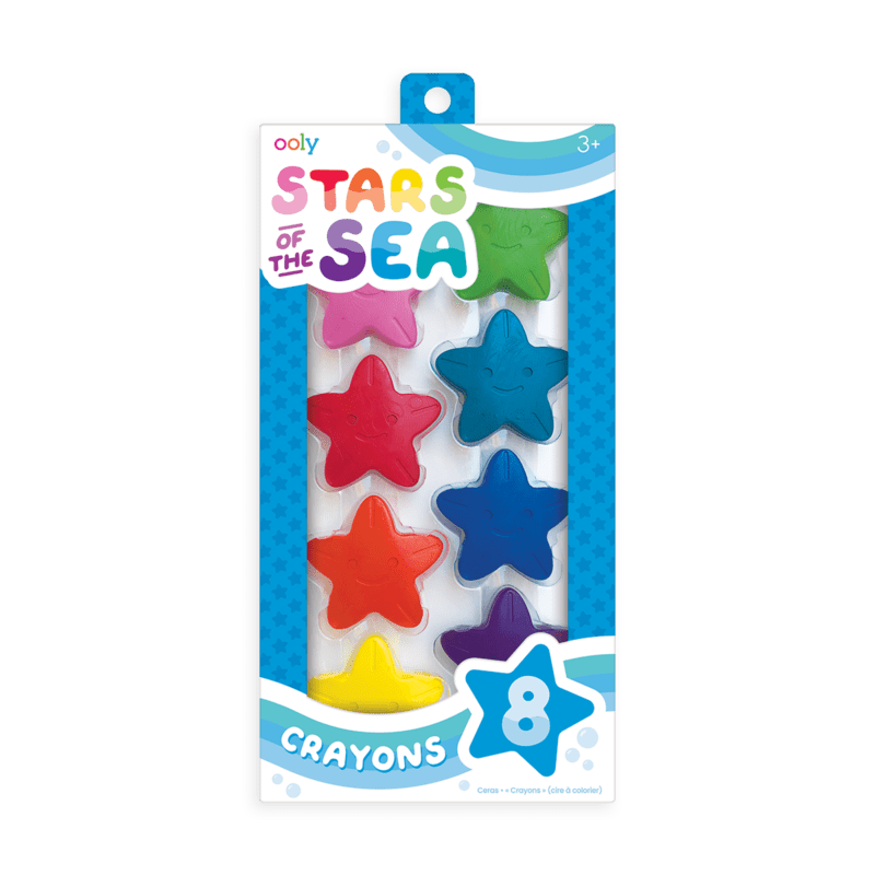 OOLY Art Supplies Stars of the Sea Starfish Crayons
