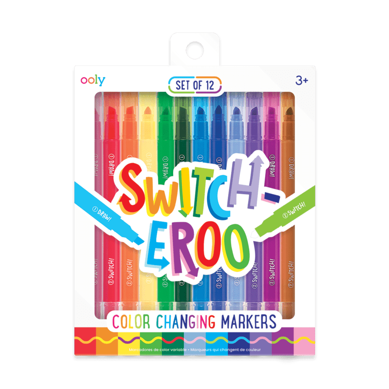 OOLY Art Supplies Switch-Eroo Color Changing Markers