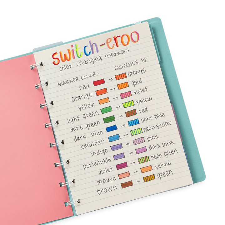 OOLY Art Supplies Switch-Eroo Color Changing Markers
