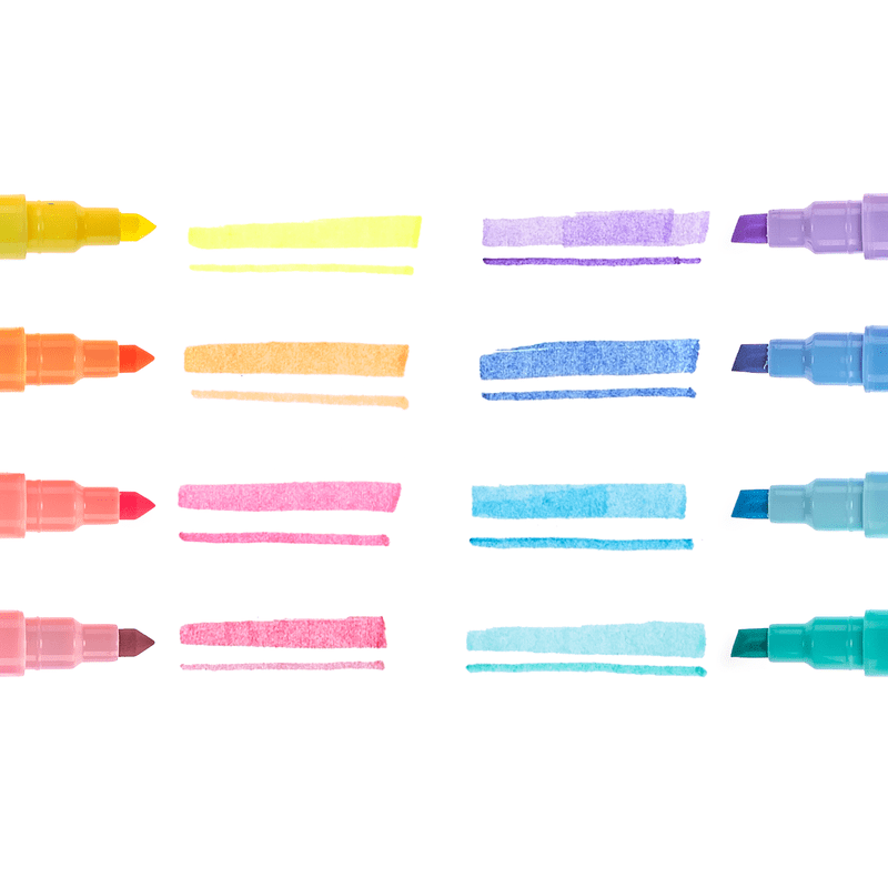 OOLY Art Supply Pastel Liners Dual Tip Markers