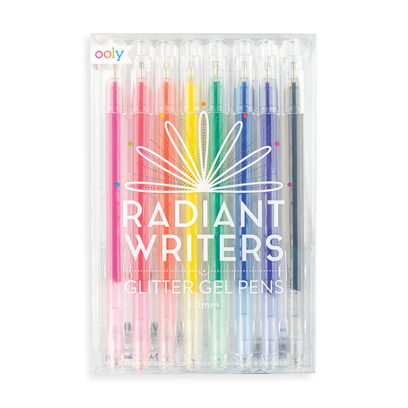 OOLY Art Supply Radiant Writers Glitter Gel Pens