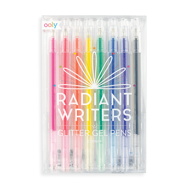 OOLY Art Supply Radiant Writers Glitter Gel Pens