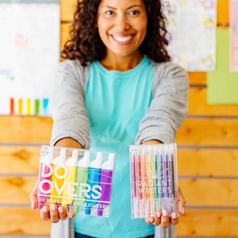 OOLY Art Supply Radiant Writers Glitter Gel Pens
