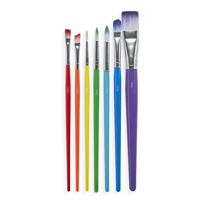OOLY Brush Lil' Paint Brushes - Set of 7