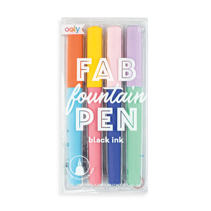 OOLY Fountain Pen Fab Fountain Pens, Set of 4