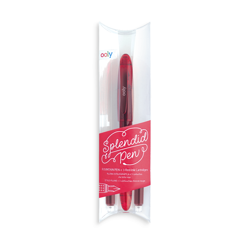 OOLY Fountain Pen Splendid Fountain Pen - Red