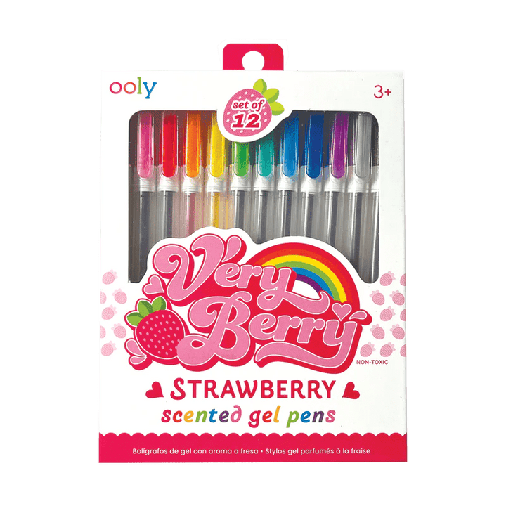 OOLY Pen and Pencils Very Berry Scented Gel Pens - Set of 12
