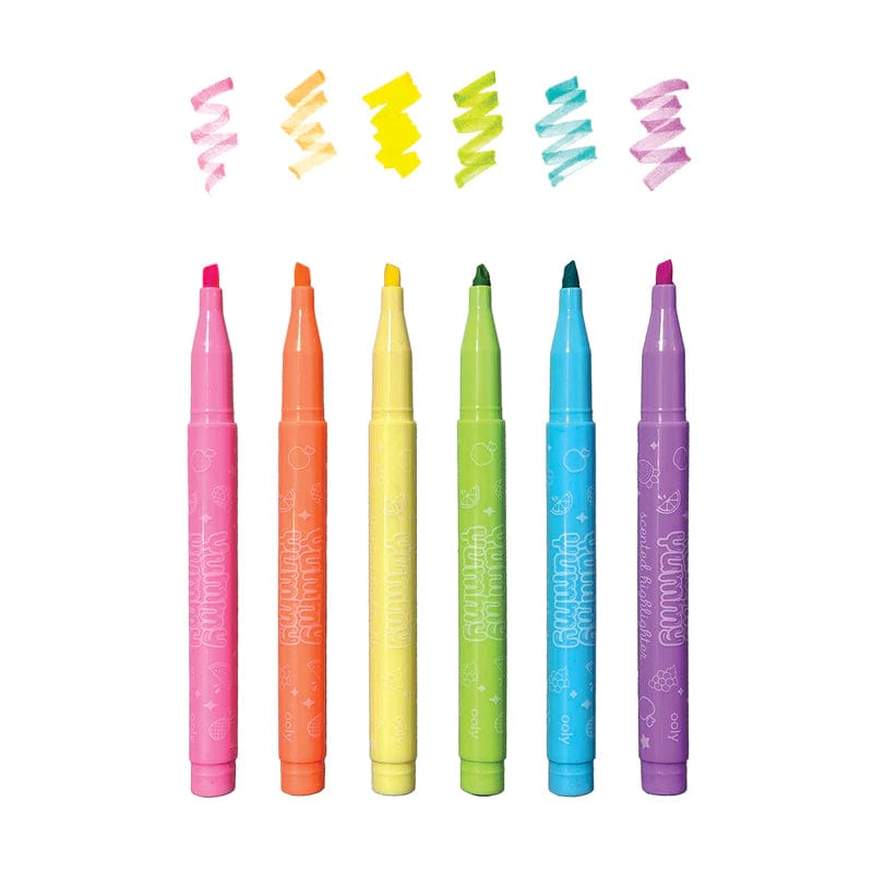 OOLY Pen and Pencils Yummy Yummy Scented Highlighters - Set of 6