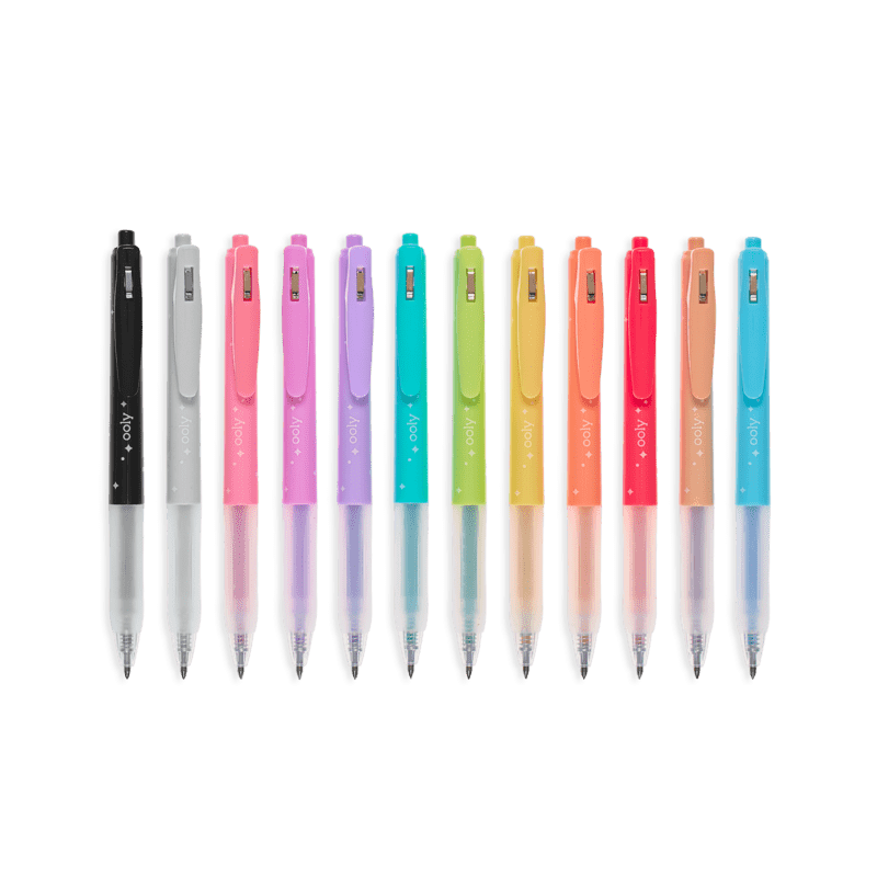OOLY Pen Oh My Glitter! Retractable Gel Pens - Set of 12