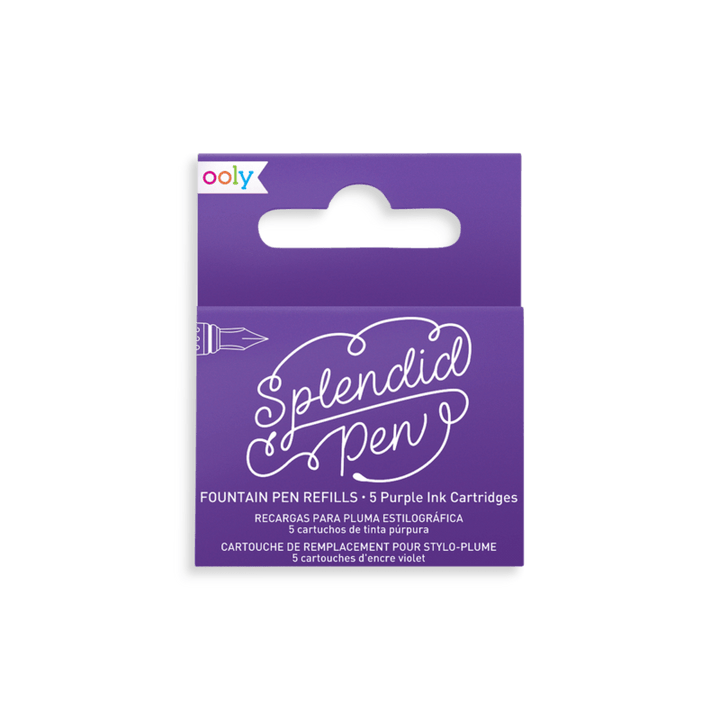 OOLY Pen Purple Splendid Fountain Pen Ink Refills