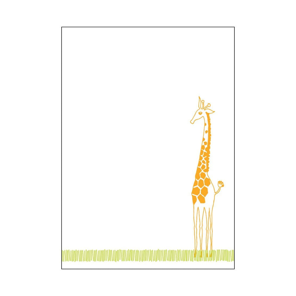 Page Stationery Blank Invitations Little Giraffe Imprintable Invitations