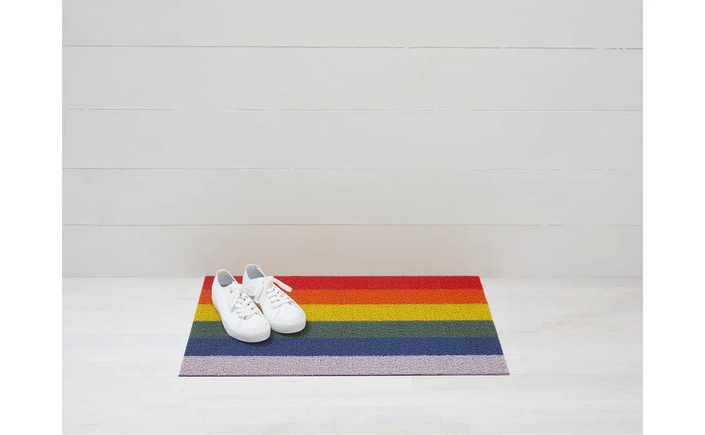 Paper Luxe Doormat (18" x 28") Pride Stripe Shag Mat