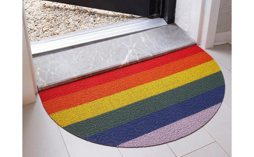 Paper Luxe Pride Stripe Shag Mat