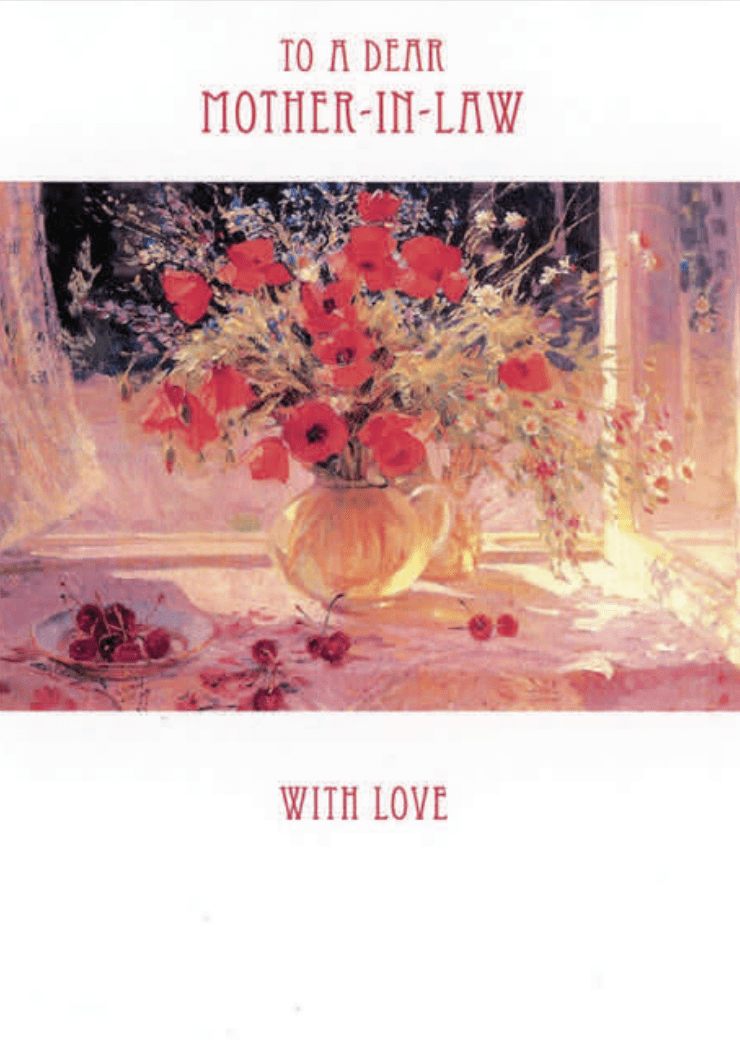 Paper Planet birthday card Mother-in-Law Birthday Card