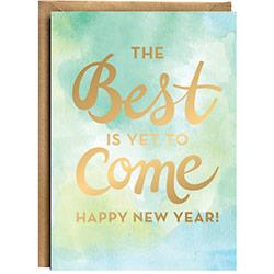 Paper Source Card Best is Yet to Come Foil Greeting Card