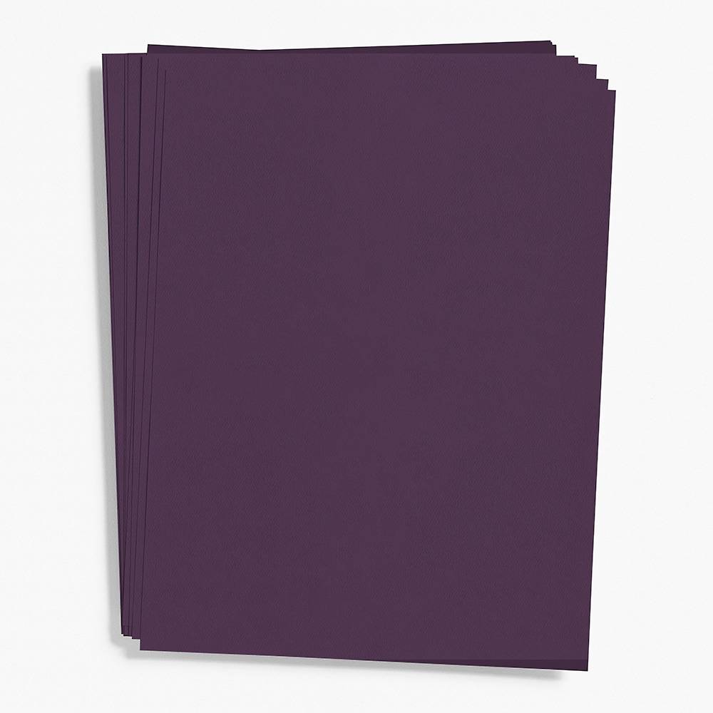 Paper Source Paper Pack Aubergine Paper 8.5" x 11" (Cover Weight)