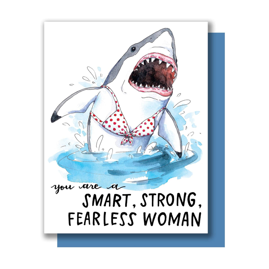 Paper Wilderness Single Card Fearless Woman Card