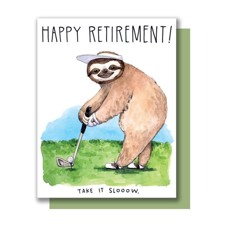 Paper Wilderness Single Card Sloth Retirement Single Card