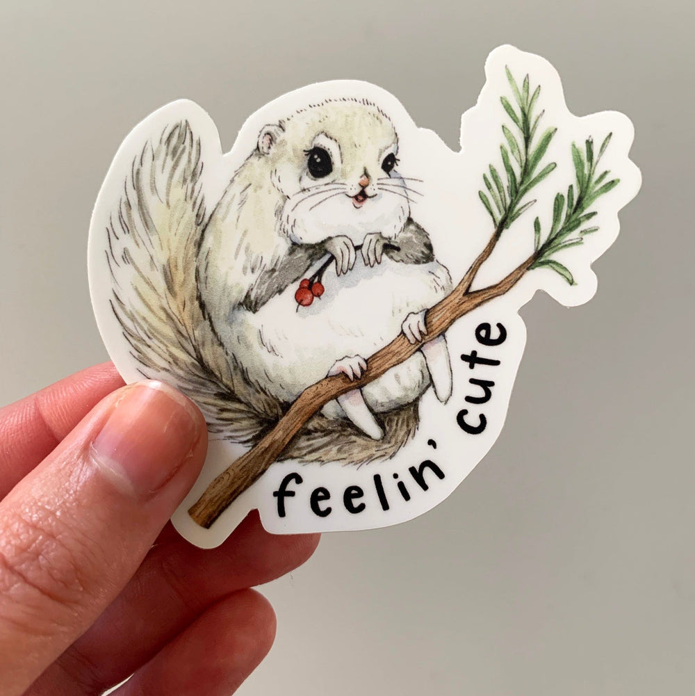 Paper Wilderness Sticker Feelin' Cute Squirrel Sticker