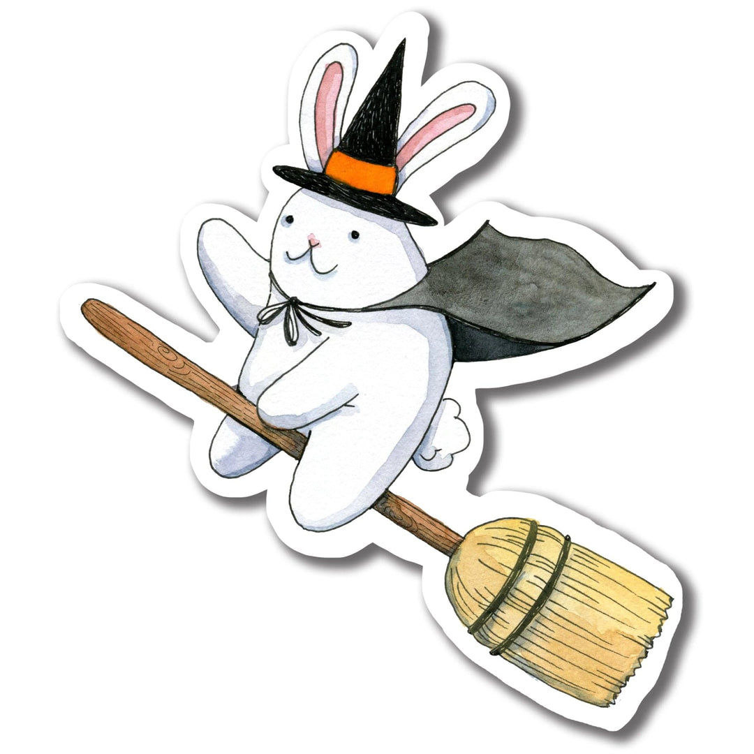Paper Wilderness Sticker Halloween Bunny Witch Sticker
