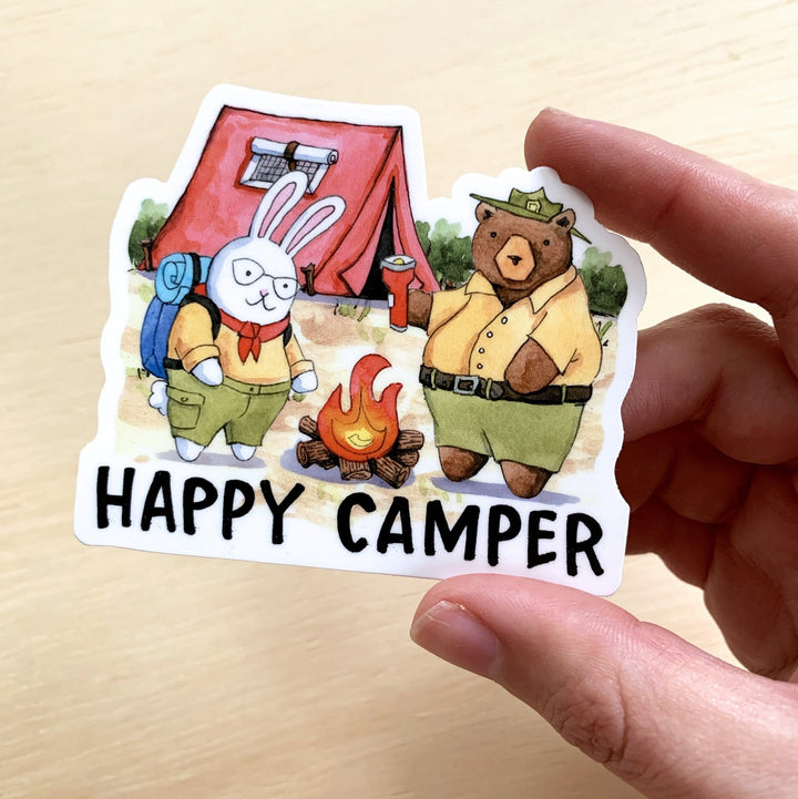 Paper Wilderness Sticker Happy Camper Sticker