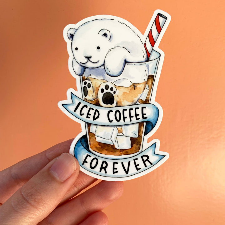 Paper Wilderness Sticker Iced Coffee Forever Sticker