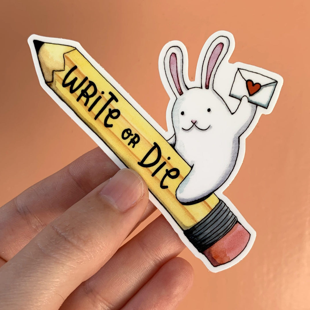 Paper Wilderness Sticker Write or Die Sticker