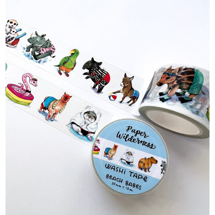 Paper Wilderness Tape Beach Babes 30mm Washi Tape