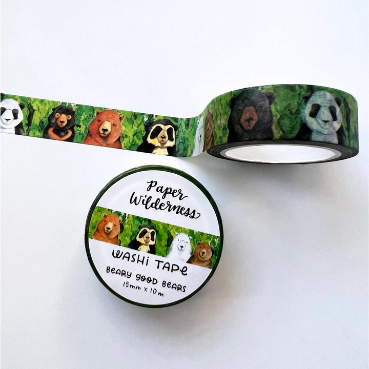 Paper Wilderness Tape Beary Good Bears 15mm Washi Tape