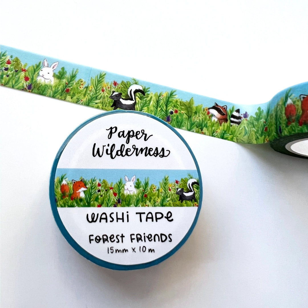 Paper Wilderness Tape Forest Friends 15mm Washi Tape