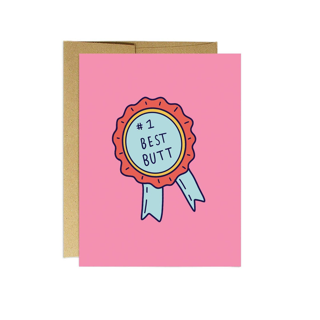 Party Mountain Paper Card Best Butt | Love Card