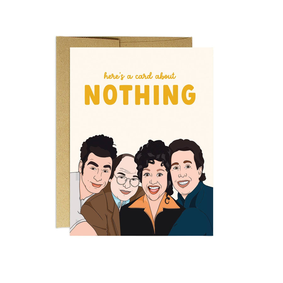 Party Mountain Paper Card Card About Nothing | Everyday Greeting Card