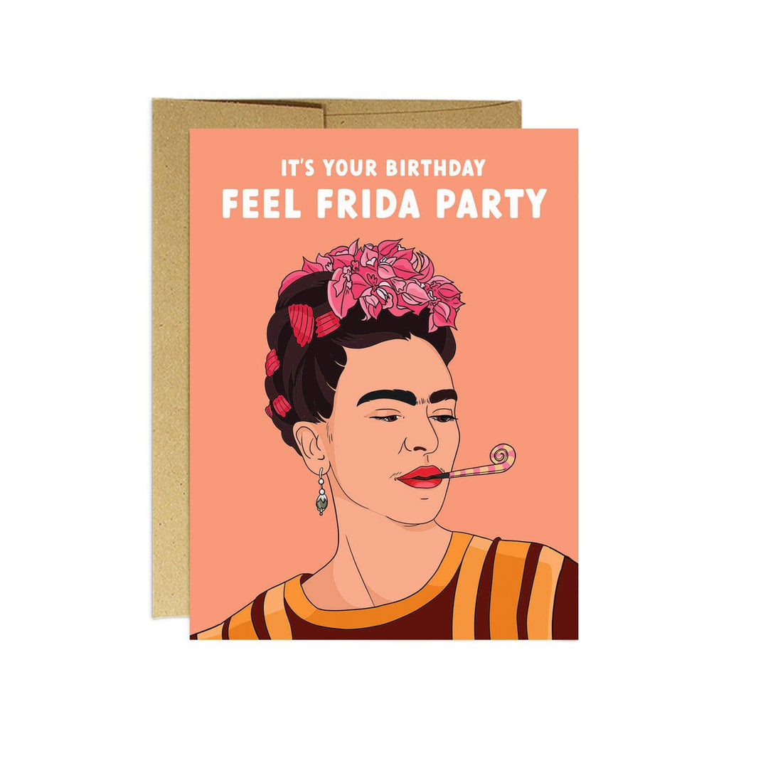 Party Mountain Paper Card Frida Birthday Card