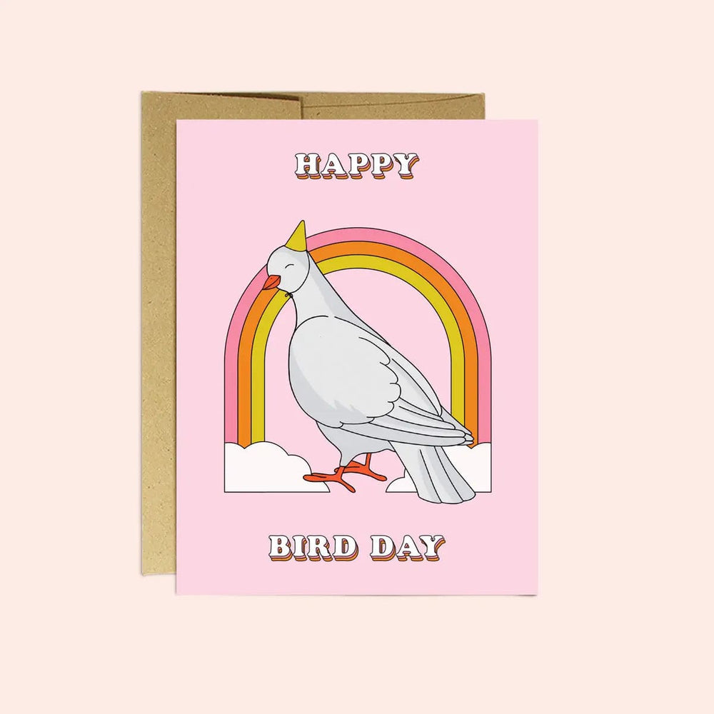 Party Mountain Paper Card Happy Bird Day Card