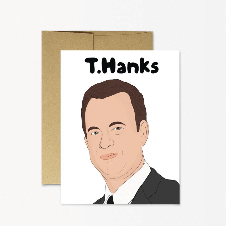 Party Mountain Paper Card Tom Hanks T.hanks Card